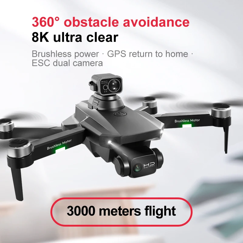 

Drone RG101 Max GPS 5000M Distance 30 Mins Long Endurance Obstacle Avoidance Aerial Photograph Low Power Return FourAxis Aircrat