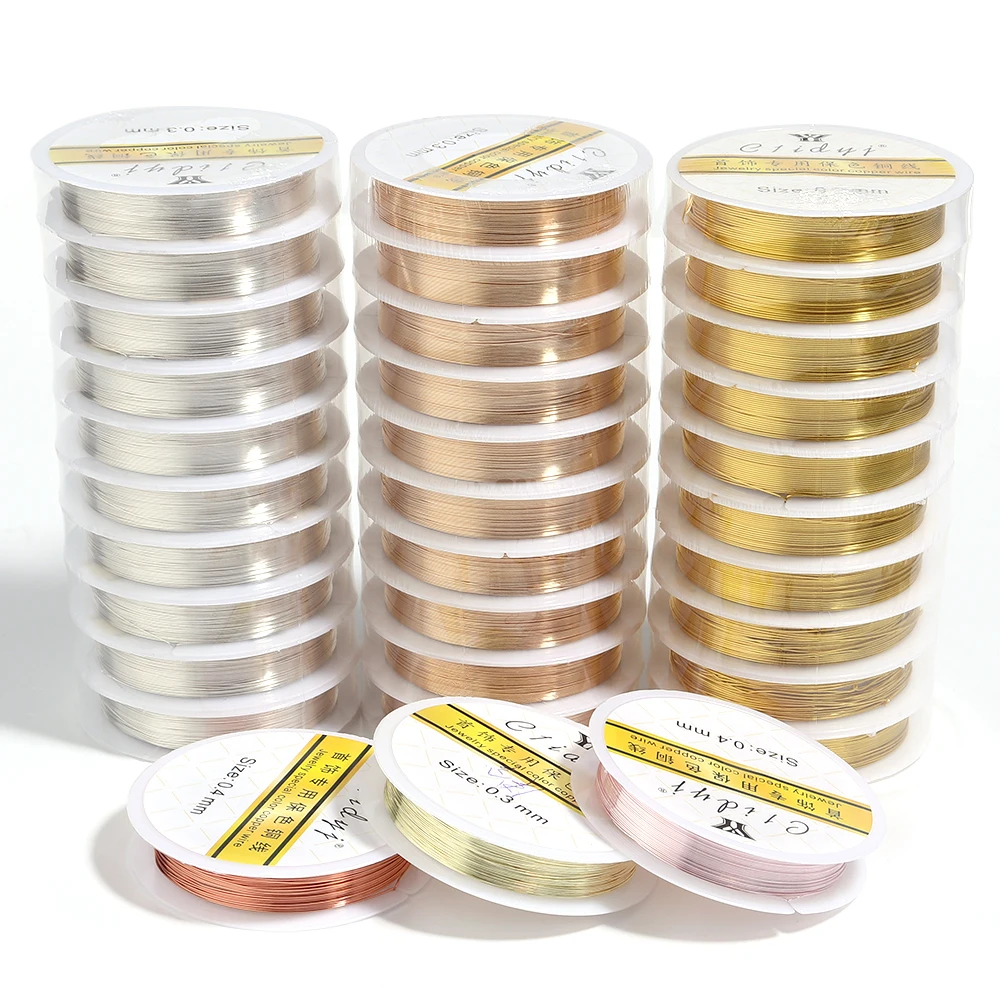 Медная проволока для бисероплетения 6 цветов | Фурнитура и компоненты