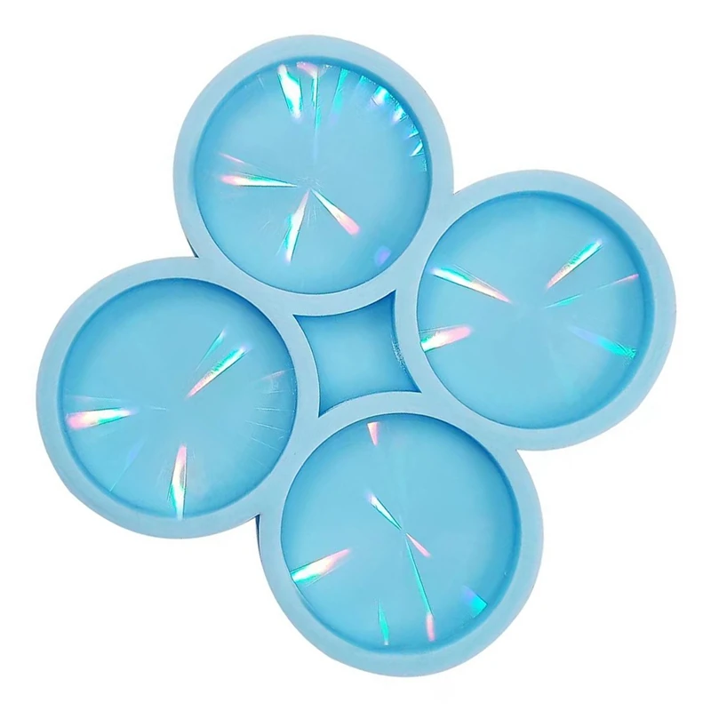 

Holographic Light And Shadow Phone Stand Silicone Mold Decorative Sticker Grips Crystal Epoxy Resin Mold