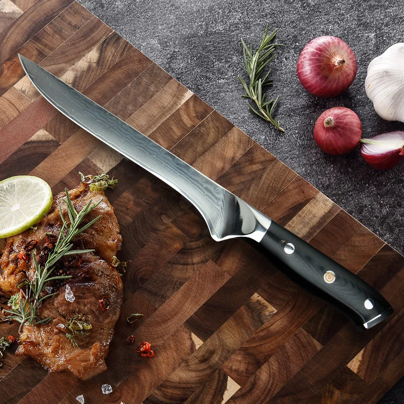 

Набор японских ножей для мясника, 7/5 дюйма, 45 слоев