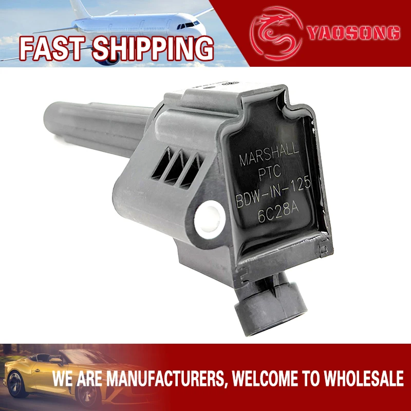 

1 шт. катушка зажигания для LIFAN X80 JMC S330 YUHU 3 LAND WIND X7 X8 XIAOYAO 1,5T 1,8T 2,0T BDW-IN-116 FS1-12A366-AC FS1-12A366-AB