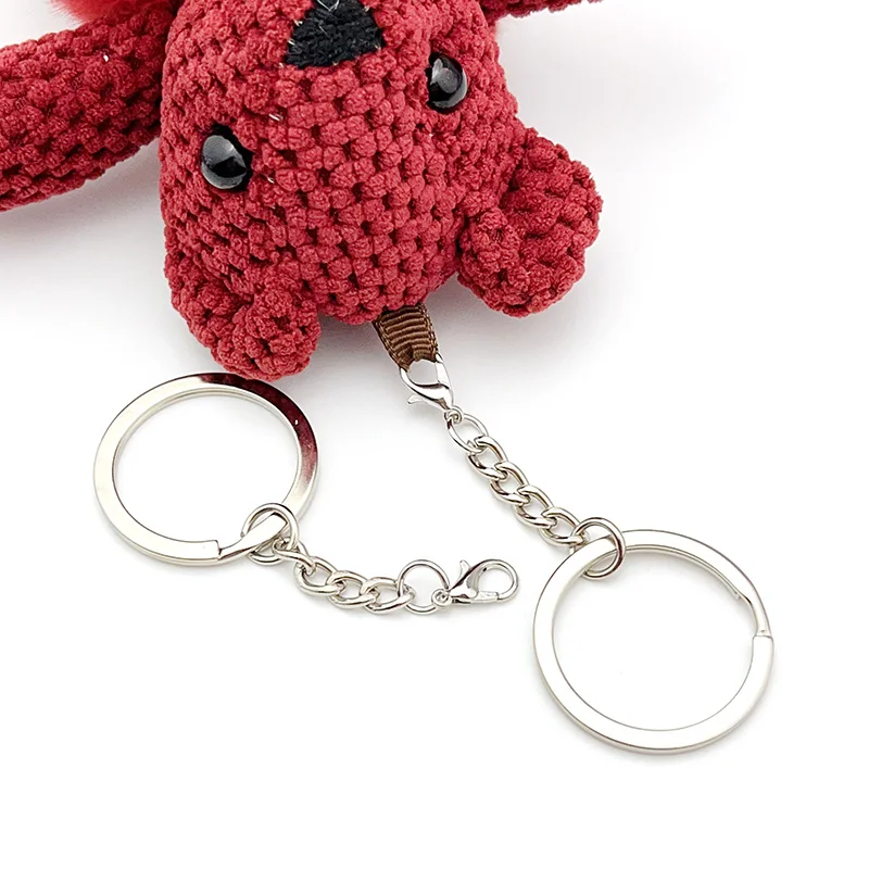 10-20Pcs Key Ring Key Chain 30mm Round Flat Wire Open Ring Metal Key Rings for DIY Jewelry Toy Pendant Making Found Wholesale