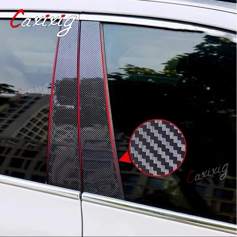 

8 шт. для Toyota Camry 2018, 2019, 2020, 2021, 2022, оконная стойка, дверная отделка, наклейки на крышку, аксессуары