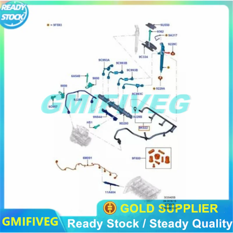 Перелив топлива вытекающая трубка BB3Q-9K022-BG BB3Q 9K022 BG 1756564 BB3Q9K022BG BB3Q9K022BH 1756563 для Ford