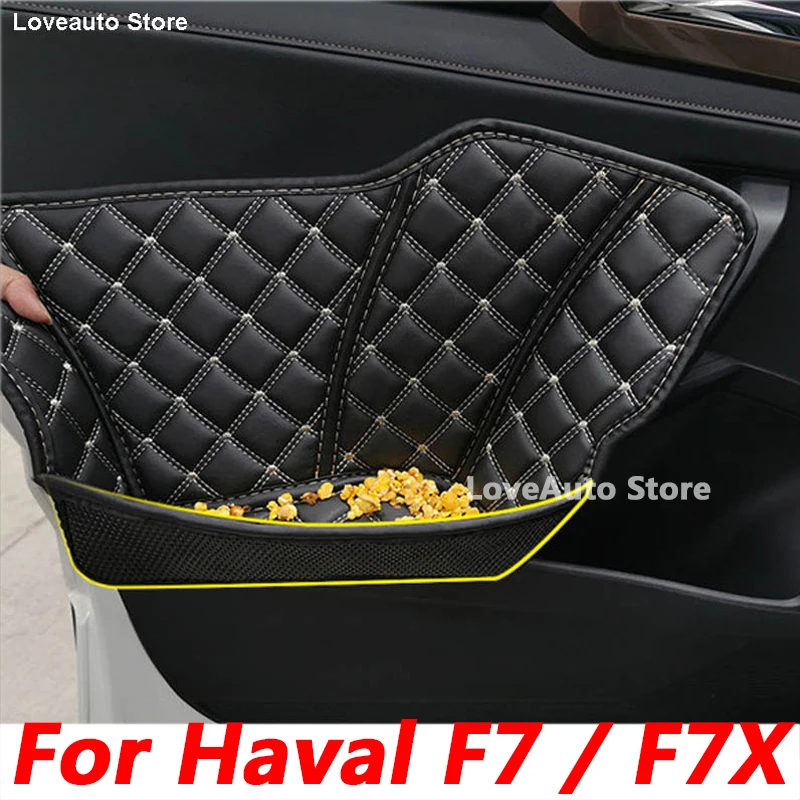 

For Great Wall Haval F7 F7X 2019 2020 2021 2022 Car Front Rear Door Inner Armrest Handle Storage Multifunctional Anti-dirty Box