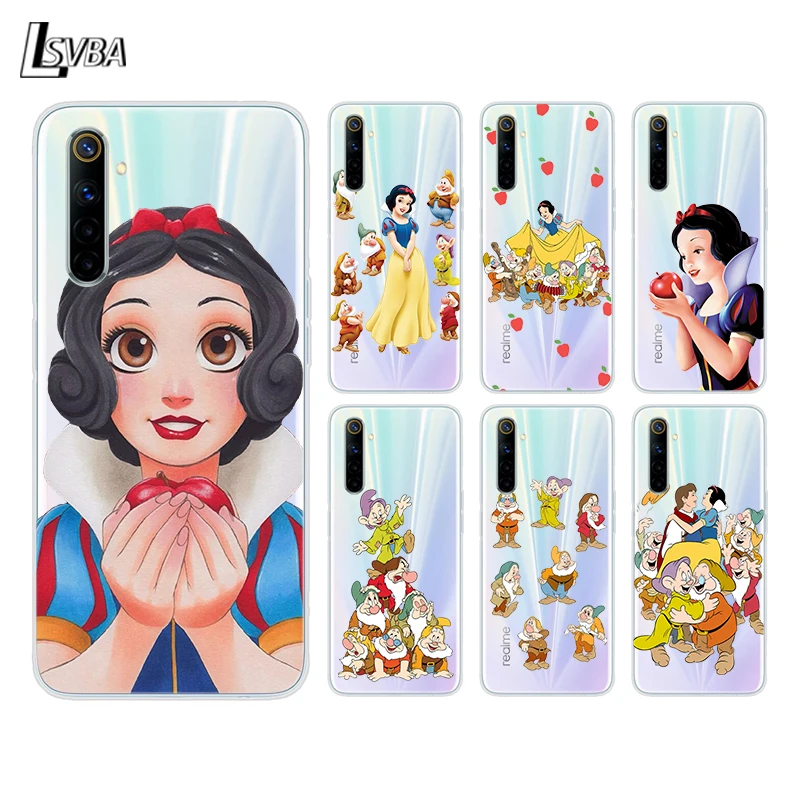 

Lovely Snow White For Realme C21Y C21 C20 C2 C3 C11 C12 C15 C17 X2 X3 Superzoom X50 Q2 Q2i Pro Soft Phone Case