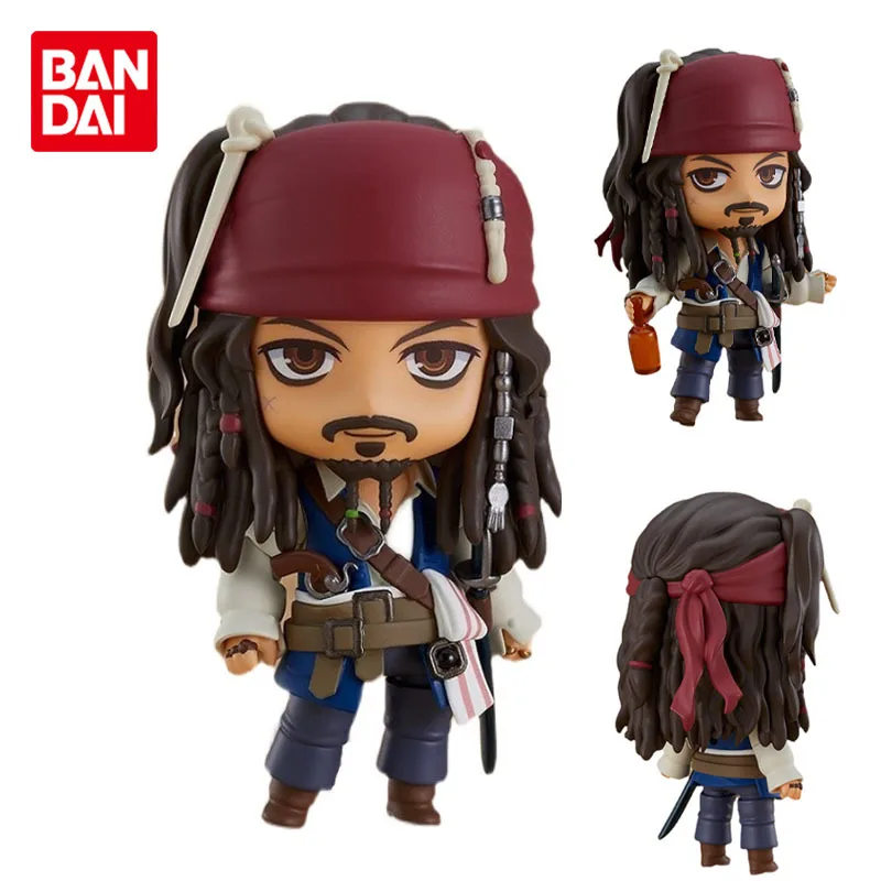 

GSC Genuine Nendoroid 1557 Pirates of The Caribbean Jack Sparrow Joints Movable Anime Action Figures Toys for Boys Children Gift