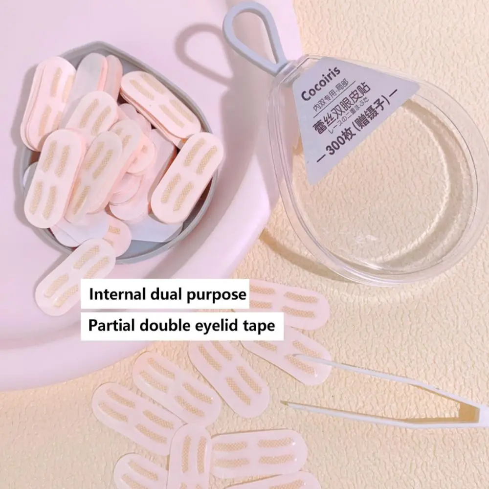 

Makeup Tools Mesh Type Waterproof Double Eyelid Tape Self-adhesive Fiber Shimmer Eye Stickers Lace Eyelid Stickers