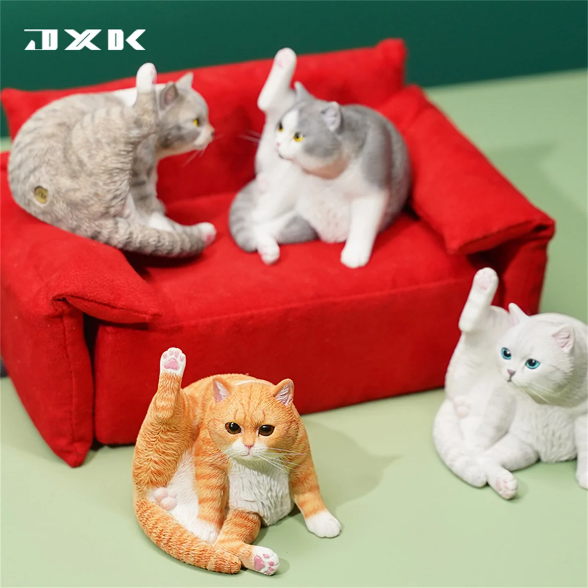 

JXK 1/6 Lazy Cat 7.0 Model Animal Pet Figure Cute Funny Scene Realistic Decoration Soldier Accessory Kids Gift Toy