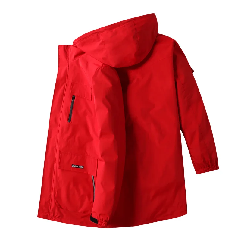 Winter men's down cotton clothing tooling cotton clothing plus fertilizer plus size fat thickening loose cotton jacket tide