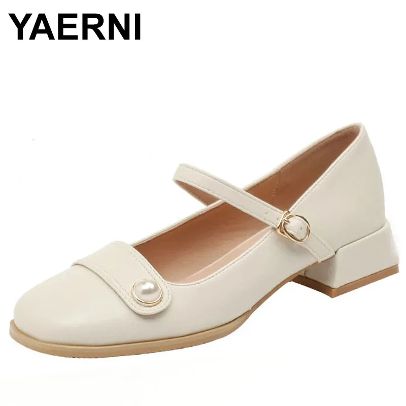 

Женские туфли-лодочки на низком каблуке, с квадратным носком