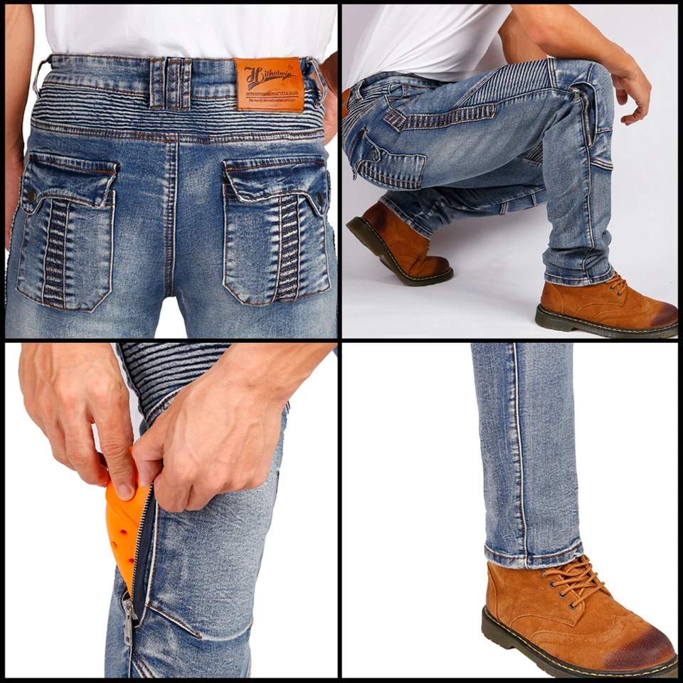 M-5XL мужские Арамидные мотоциклетные джинсы кевларовые брюки защитное снаряжение