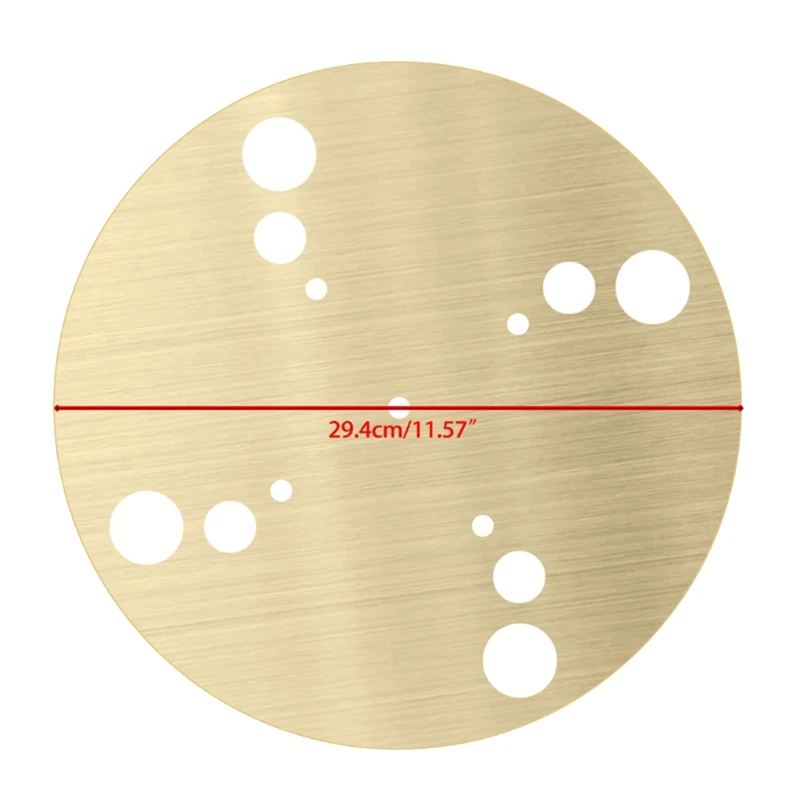 High-Fidelity Pure Brass Turntable Platter Mat Record Player Pad Parts For LP Vinyl Record Player Home Accessories images - 6