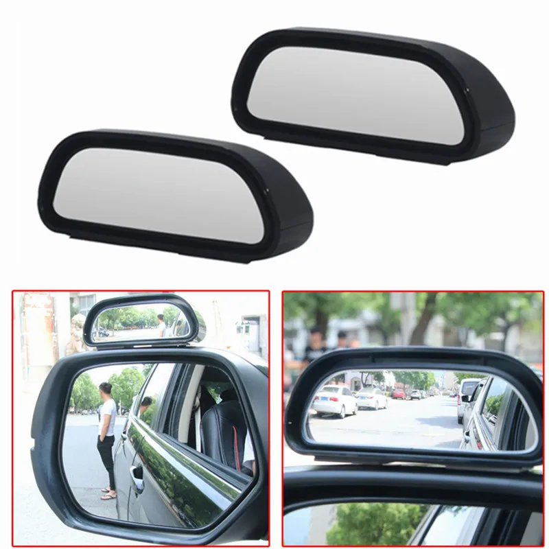 

2x Car Rear View Mirror Wide Angle Parking Assitant Auto Rearview Safety Blind Spot Mirrors Auxiliary Universal Car Accessories