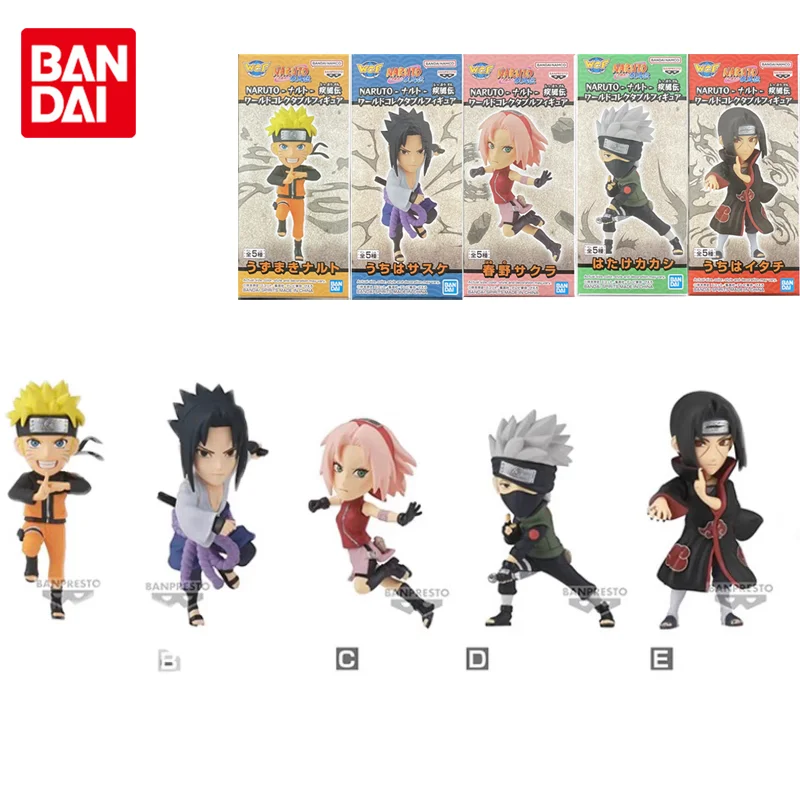 

Bandai Original WCF NARUTO Uchiha Itachi Haruno Sakura Anime Action Figure Toys For Boys Girls Kids Children Birthday Gifts