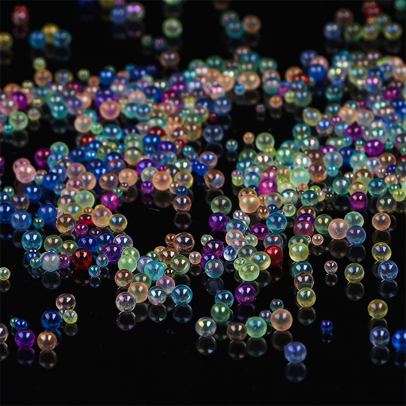 Стеклянные бусины без отверстий 2-3 5 мм | Бусины