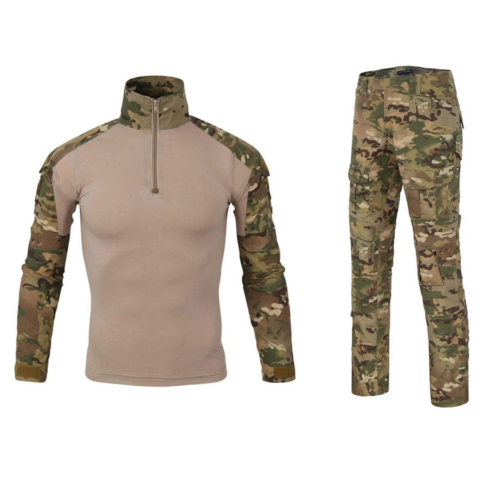 

mens Combat Uniform Tactics clothes Men Military Clothing Tactical Suits Camping Camo Army Combat Shirts Mens Cargo Pants