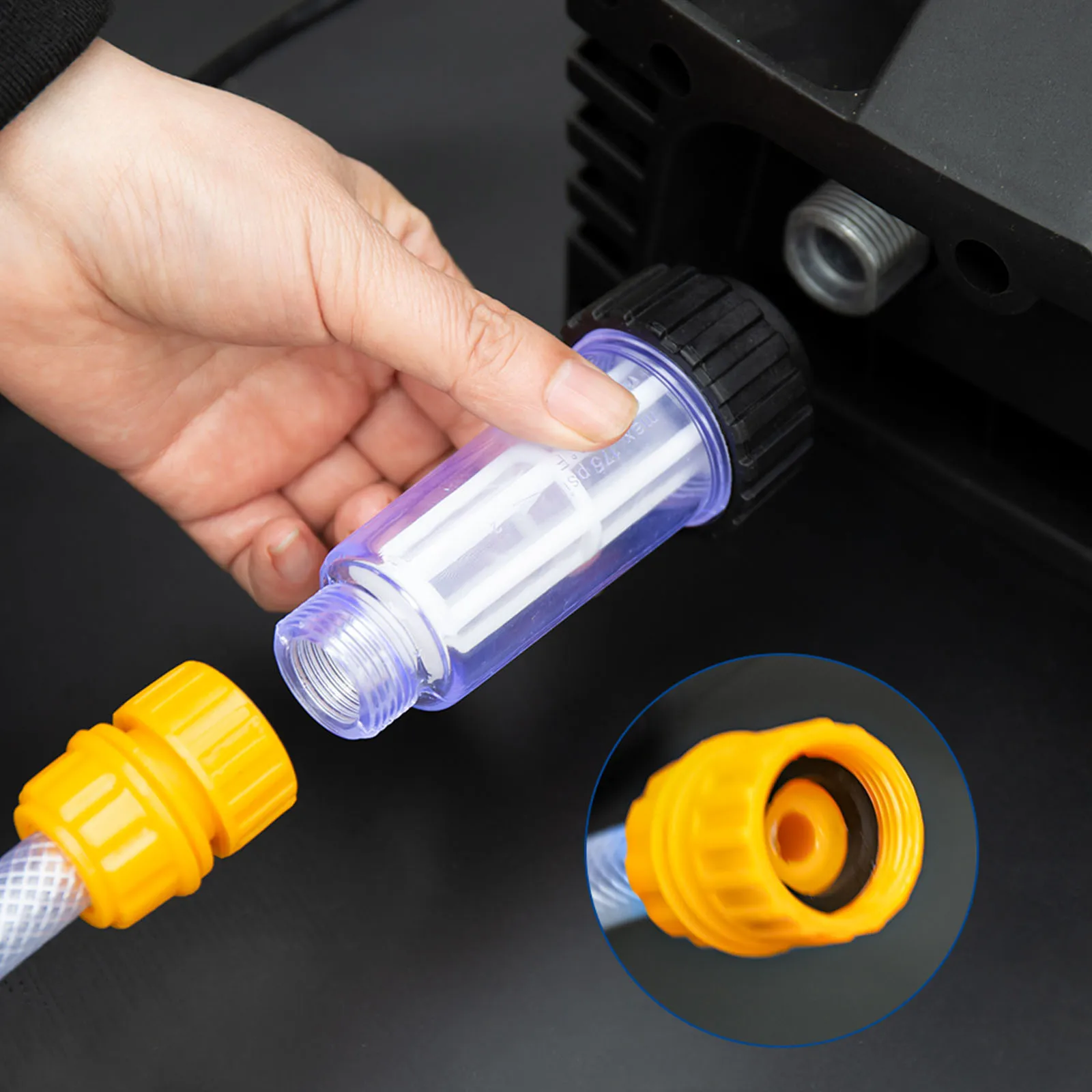 

Durable Water Filter For Kärcher Quick Adapters 3/4 Inch Connection External Thread Garden Pump Garden Watering