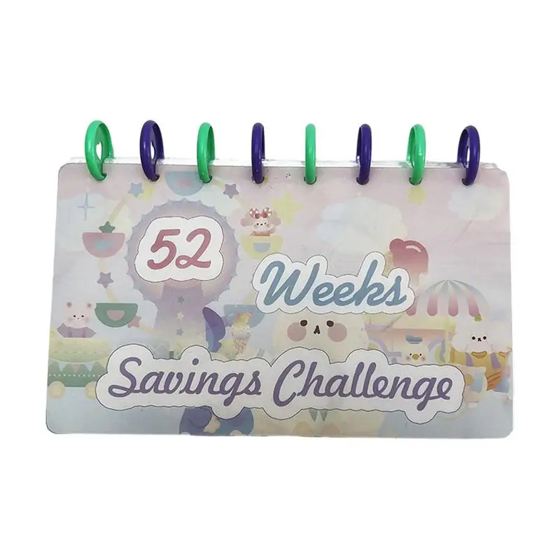 

Envelope Challenge Binder 52 Weeks Mini Cash Organizer Planner For Budgeting Money Management Supplies For Family Colleague