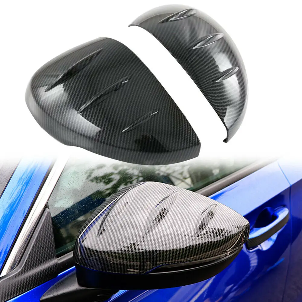 

Carbon Fiber Look Rearview Side Mirror Cover Trim 2pcs For Honda Civic 2022-2023
