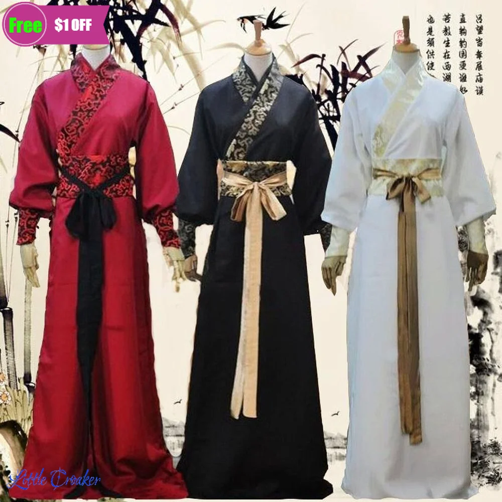 

Ancient Chinese Costume National Style Men's Wear Hero Scholar Outfit Photography Performance Short Screen Hanfu Costume