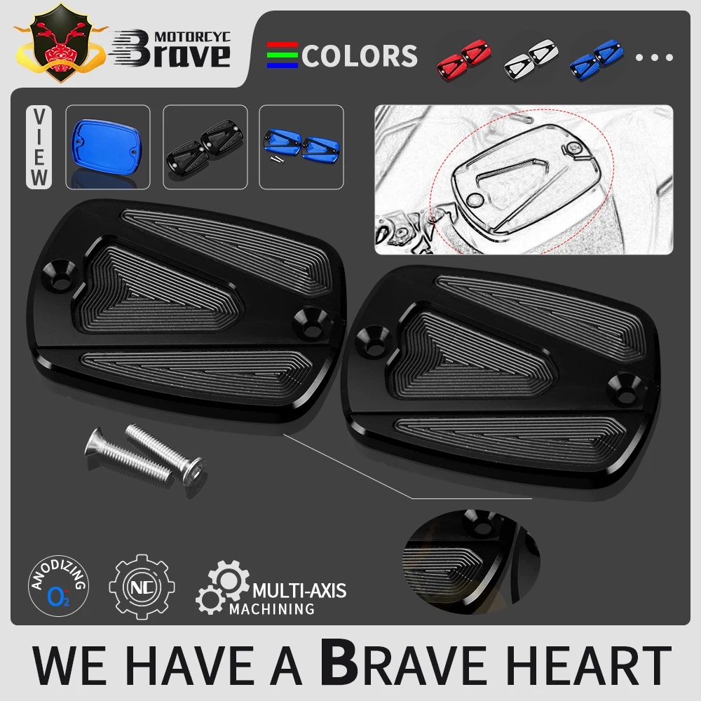 

For YAMAHA T-Max 500 2008-2011 T Max TMax 530 Dx 2012-2023 TMAX560 Motorcycle Accessories Brake Fluid Tank Cap Brake Pump Covers