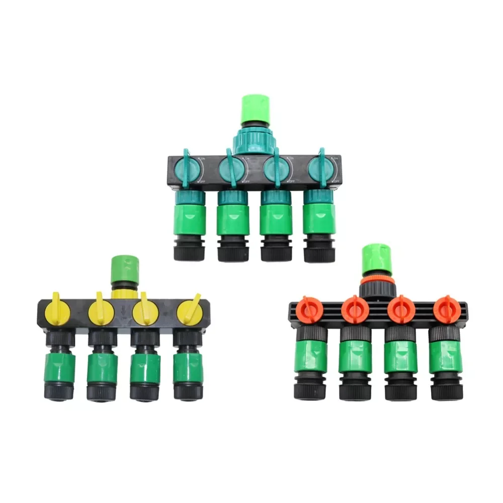 

1 комплект, 4-ходовой разветвитель для шланга для полива