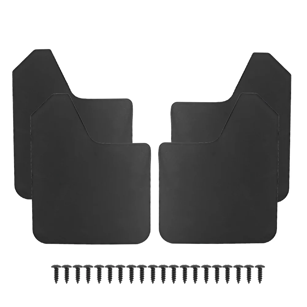 

4 шт. универсальный автомобильный брызговик, брызговики, крылья, пригодные для автомобильных аксессуаров MF12-BAS-BLK