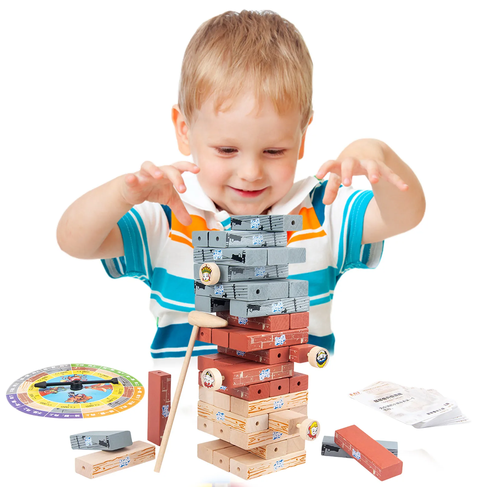 

Children Toys Stacking Board Set Toy Montessori Education Toy Early Learning Toys Improve Fine Motor Skills Kids Birthday Gifts