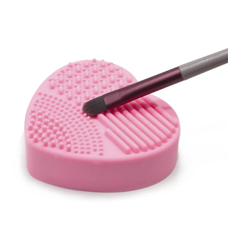 Creative Makeup Brush Cleaner Washing Pad Cleaning Mat Cosmetic Universal Make Up Tool Scrubber Box Beauty |