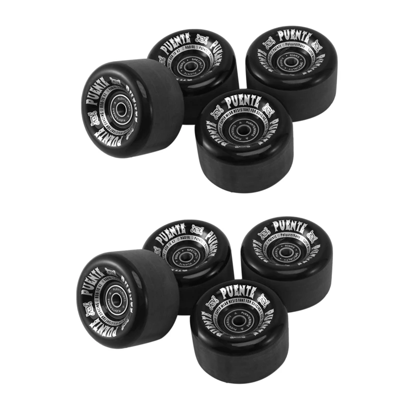 PUENTE 8Pcs/Set Skateboard Wheels 70X42mm 7 Inch Skateboard 