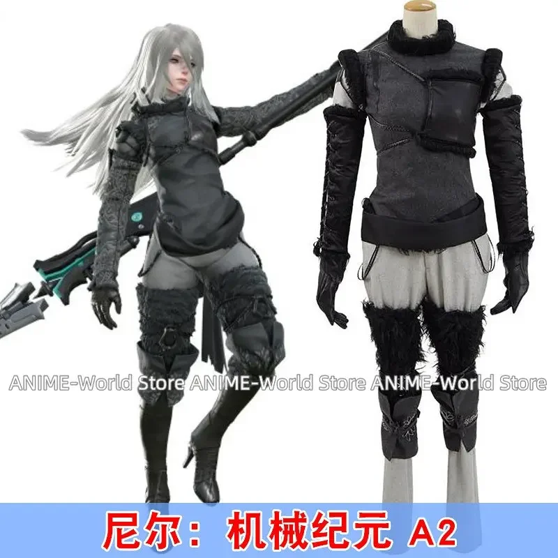 Фото Игра NieR:Automata A2, карнавальный костюм, модная боевая форма, одежда для ролевых игр Comicon, одежда на заказ №1