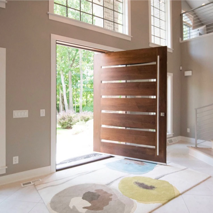 Prettywood домашний внешний передний главный вход с твердым сердечником современные