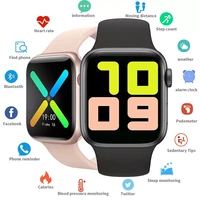 iow x6 smart watch women men full touch sport fitness tracker heart rate monitor bluetooth call smartwatch pk iwo 12 g500 t500