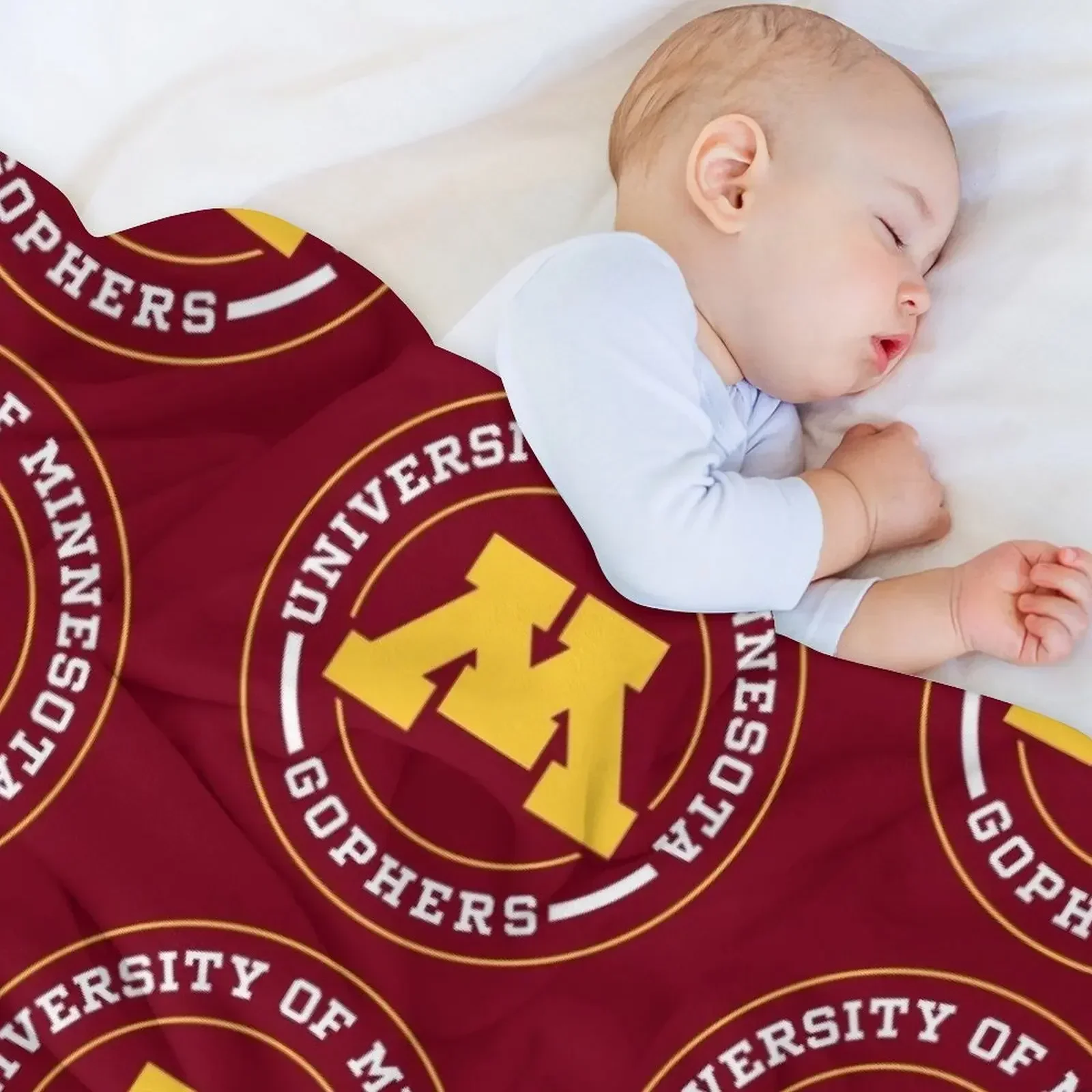 Одеяло Gophers-круглый дизайн одеяла для диванов тяжелые плюшевые забавные