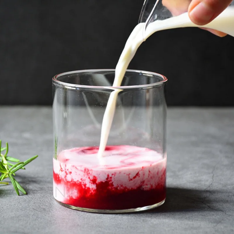 Круглая Прозрачная Стеклянная Десертная Чашка В Стиле INS Экологически Чистая Из