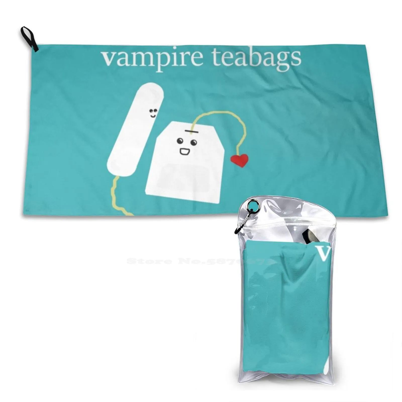 High Quanlity Sport Washcloth Blood Vampires Teas Teabags Ta