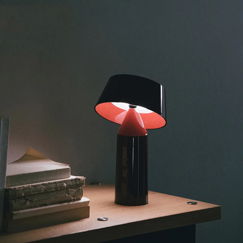 Купи Led Mushroom Table Lamp Usb Charging Cordless Bedroom Bedside Lamp Home Living Room Study Hotel Childrens Room Decor Desk Light за 5,409 рублей в магазине AliExpress