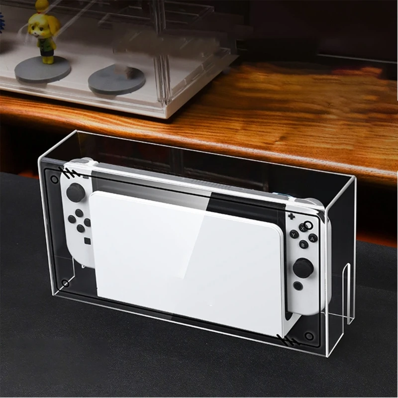 

594A Clear Protective Cover Dust Display Box Cover for Switch Model Cover Acrylic