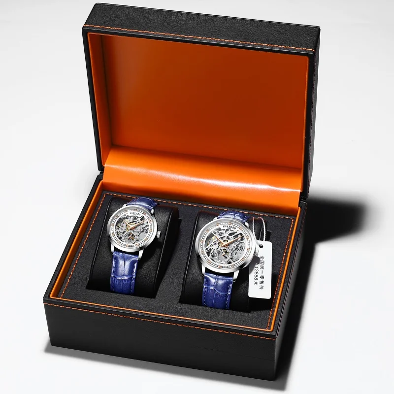 KINYUED Luxury Lover Watches Fashion Waterproof Watch for Men and Woman Couple Watch Lover's Wristwatch часы женские наручные