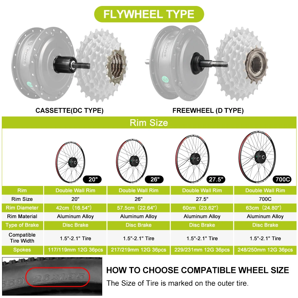 Мотор Ступицы Колеса BAFANG для велосипеда 48 В 500 Вт 350 36 | Двигатели