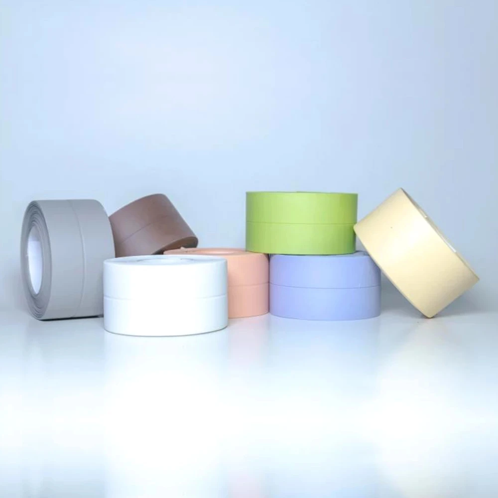 

Bathroom Kitchen Sealing Strip Waterproof Sealing Tape Sink Bath Sealer 3.2M Self Adhesive Sealant Tape PVC Wall Sticker
