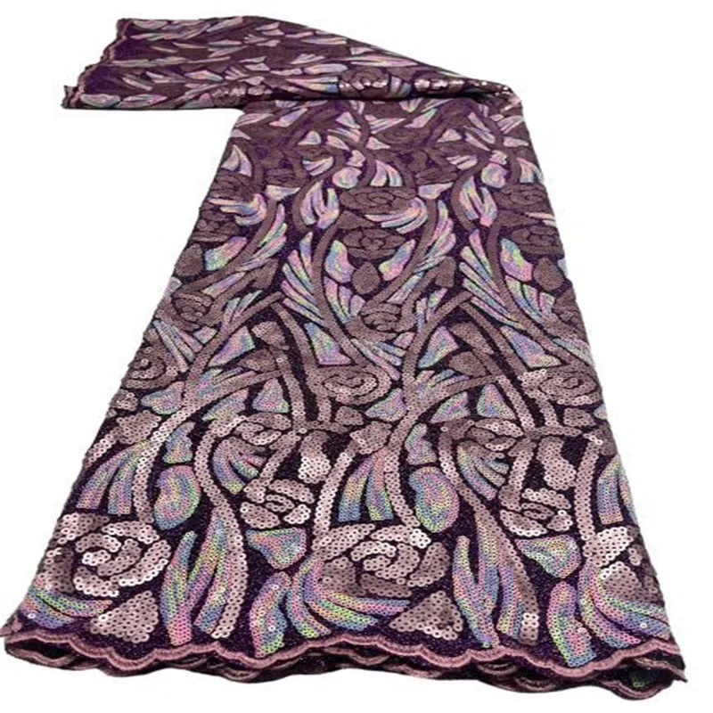 

Зеленая французская жаккардовая кружевная ткань высокого качества, африканская Бриллиантовая кружевная Женская ткань для шитья