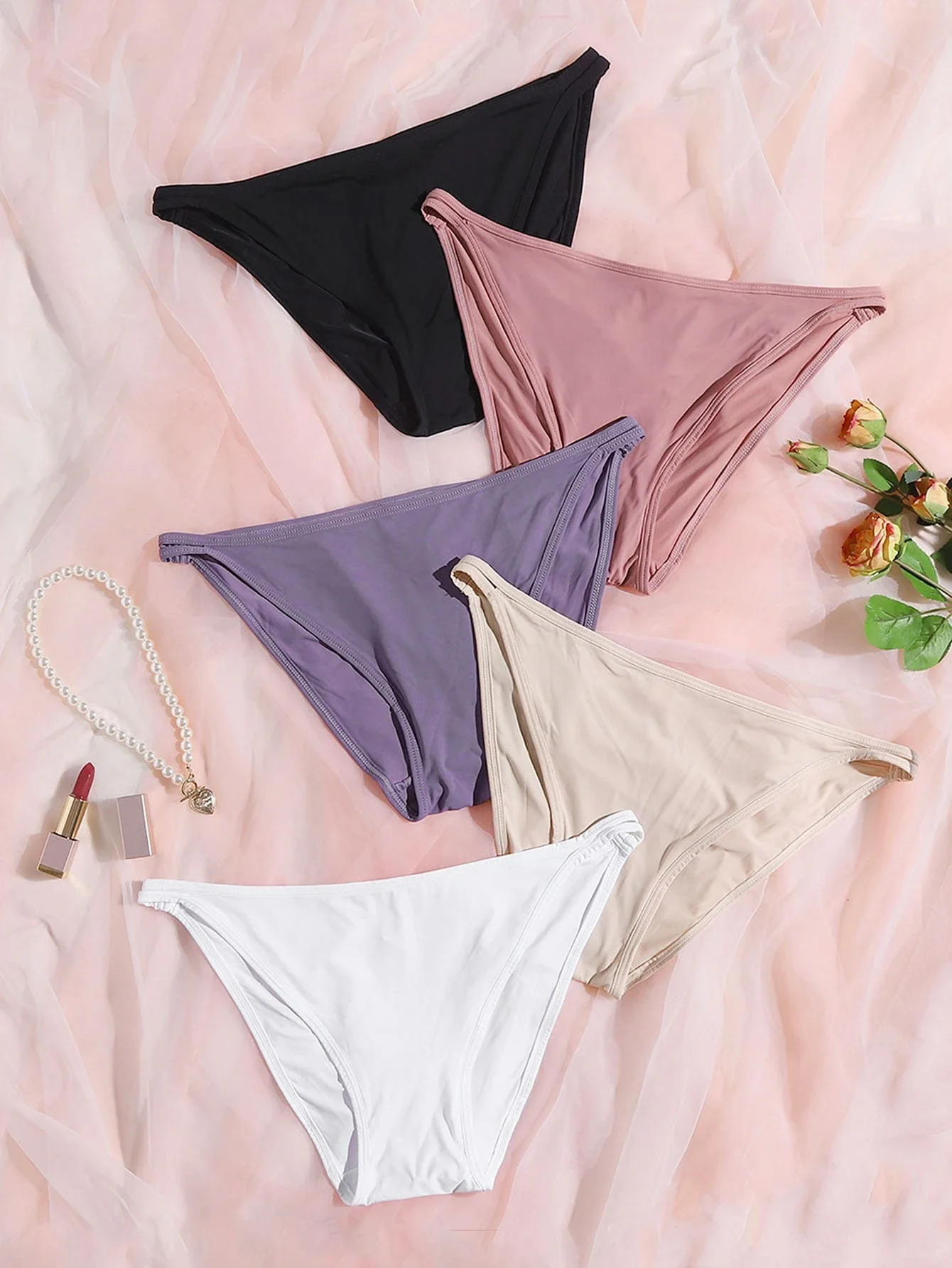 

5pack Plus Solid Panty