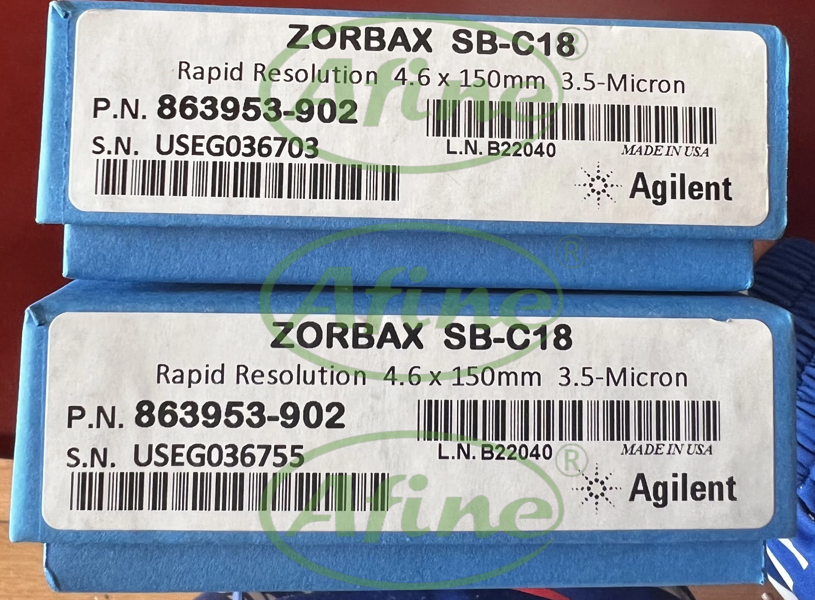 Колонка AFINE Agilent ZORBAX RR StableBond C18 для 863953 -902 4 6 х 150 мм 3 5 микрон