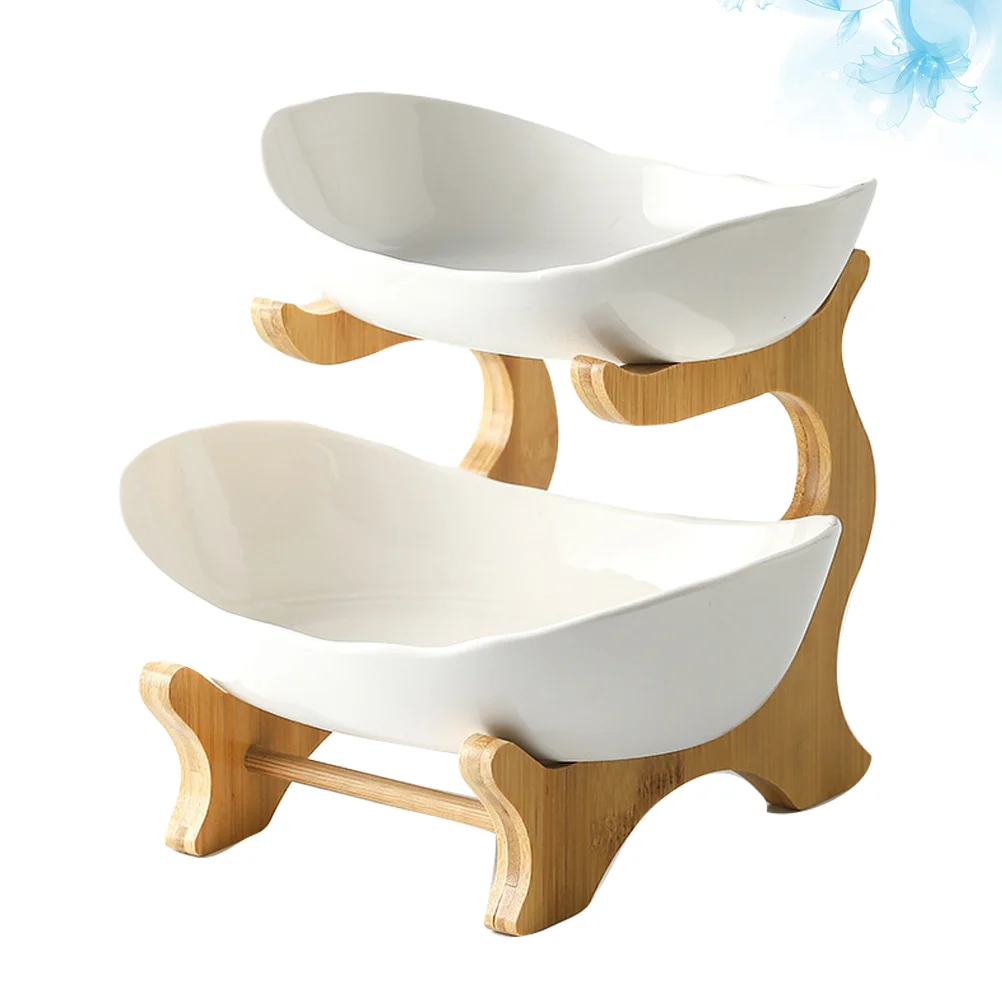 

Fruitbasket Bowl Kitchen Serving Candy Tray Ceramic Berrytiered Dishes Party Holder Basin Bar Drain Storage Containers