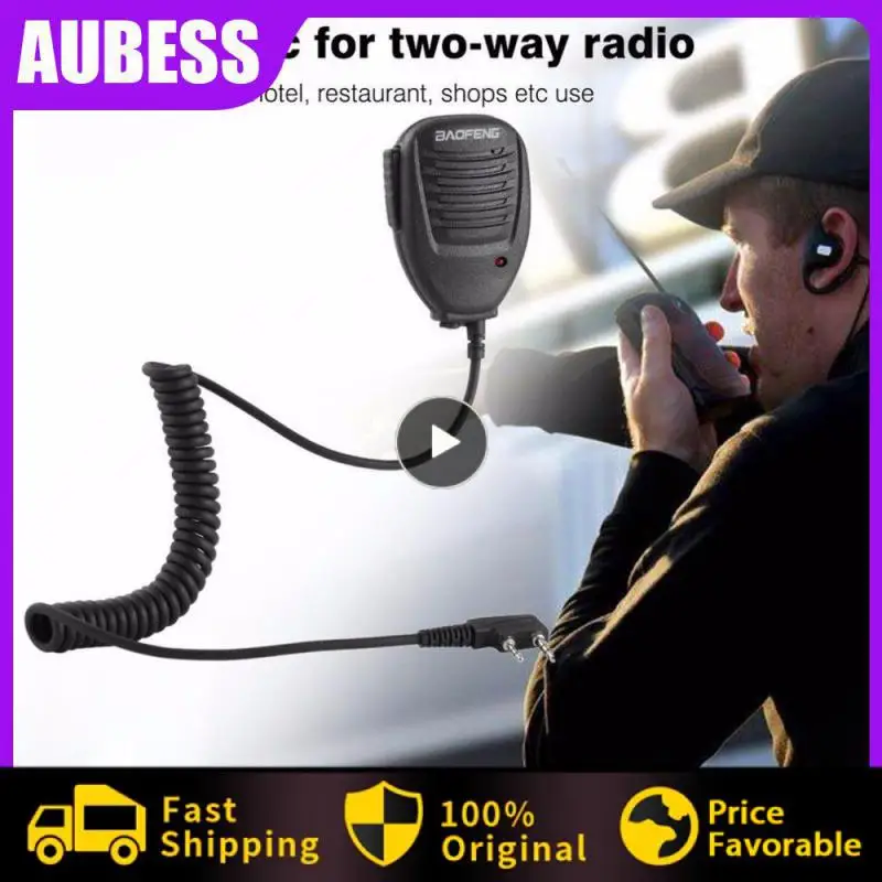 

2021 New Speaker Microphone For Baofeng 888S 5R UV82 8D 5RE 5RA Speaker Mic Headset Two Way Radio Walkie Talkie Handheld Mic
