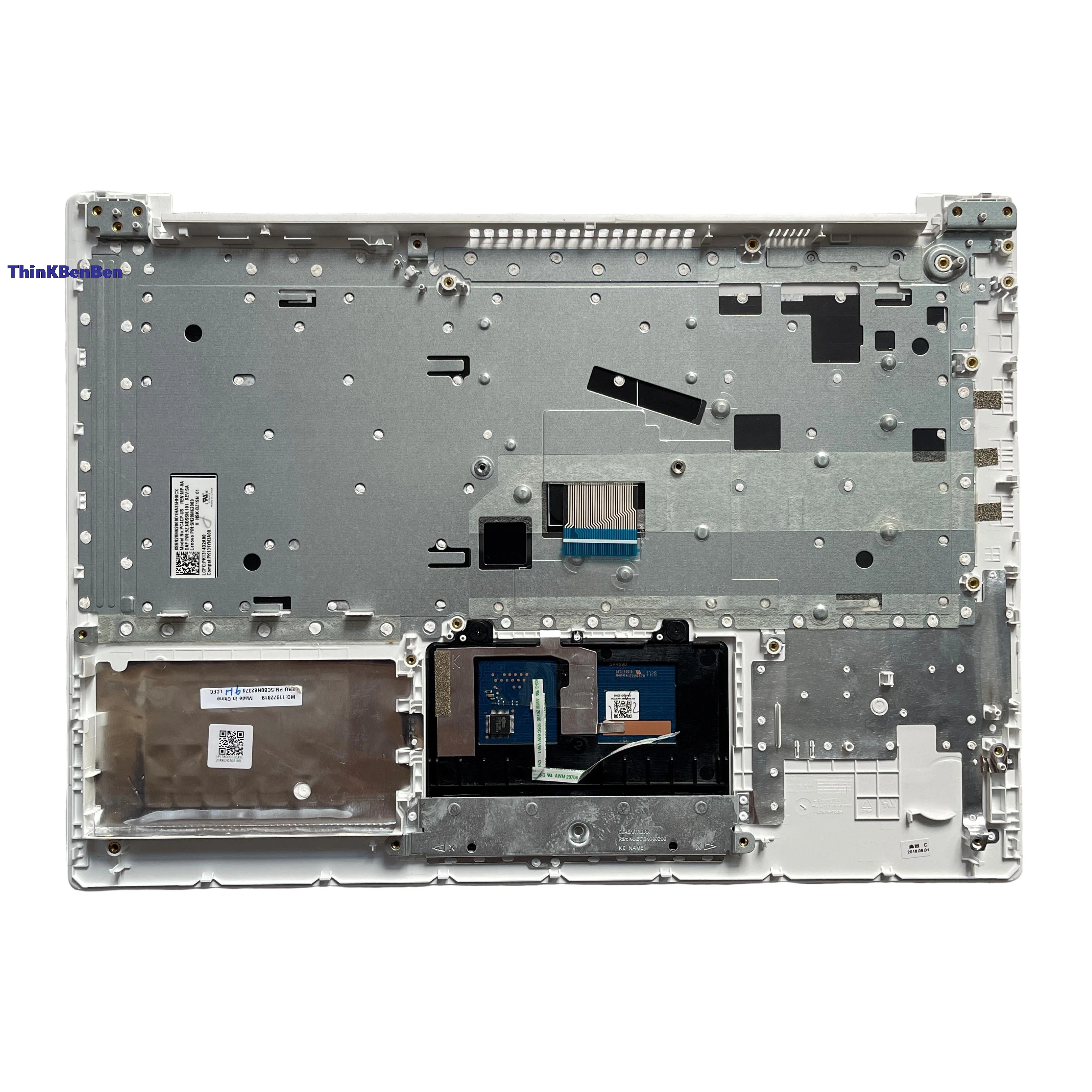 Американский английский белый верхний чехол для клавиатуры упор рук Lenovo Ideapad 320 14