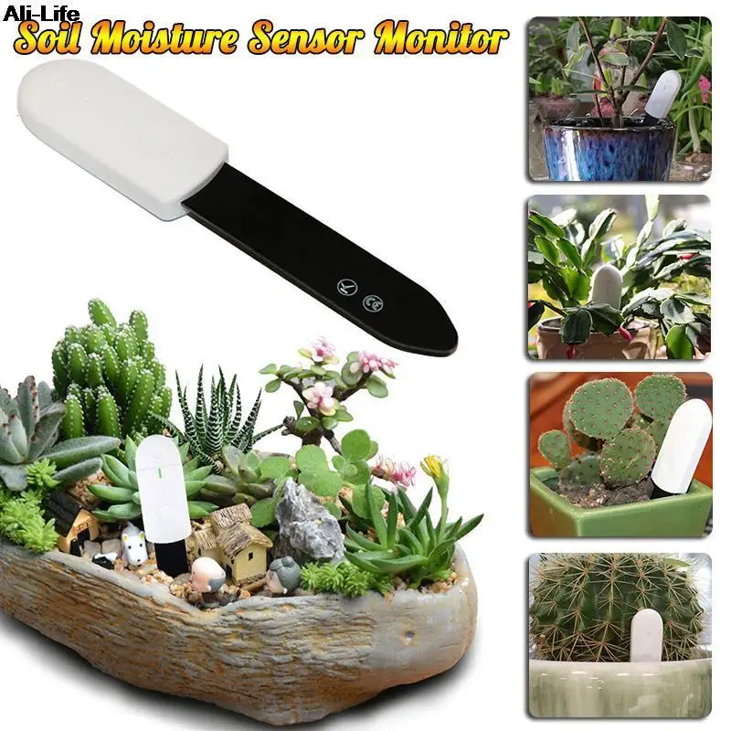 

1Pc Portable Smart Soil Moisture Sensor Monitor Plants Soil Hygrometer Plant Detector Garden Care Planting Humidity Meter
