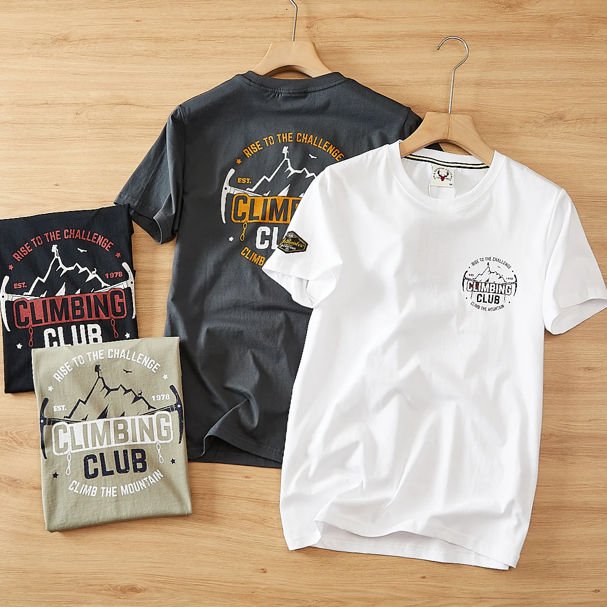 Промытый хлопок! Американский винтажный принт! Мужская одежда летняя модная